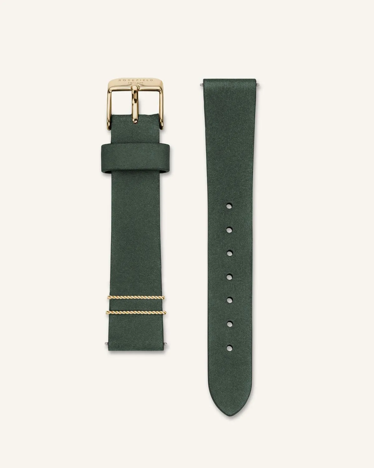 Forest Green Gold Strap sold by Rosefield