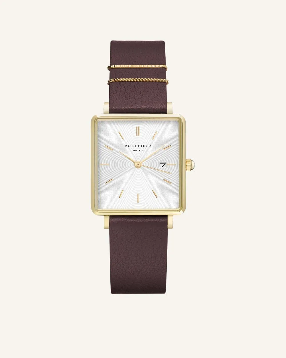 Aubergine Gold Strap sold by Rosefield product image thumbnail 2