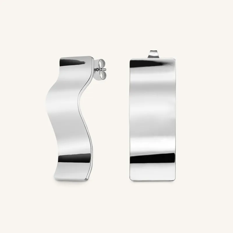 Wave Charm Earring sold by Rosefield