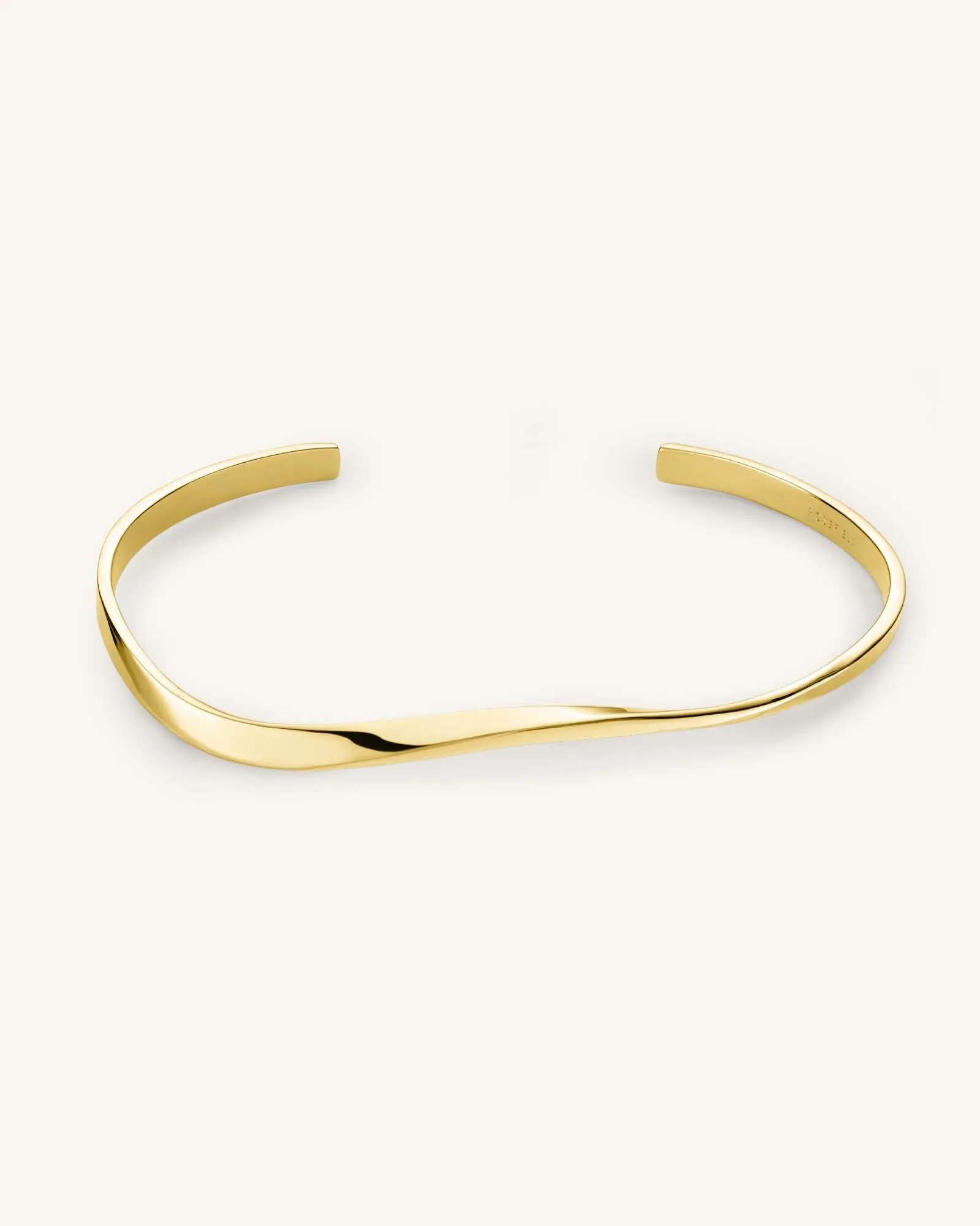 Twisted Bangle Gold sold by Rosefield