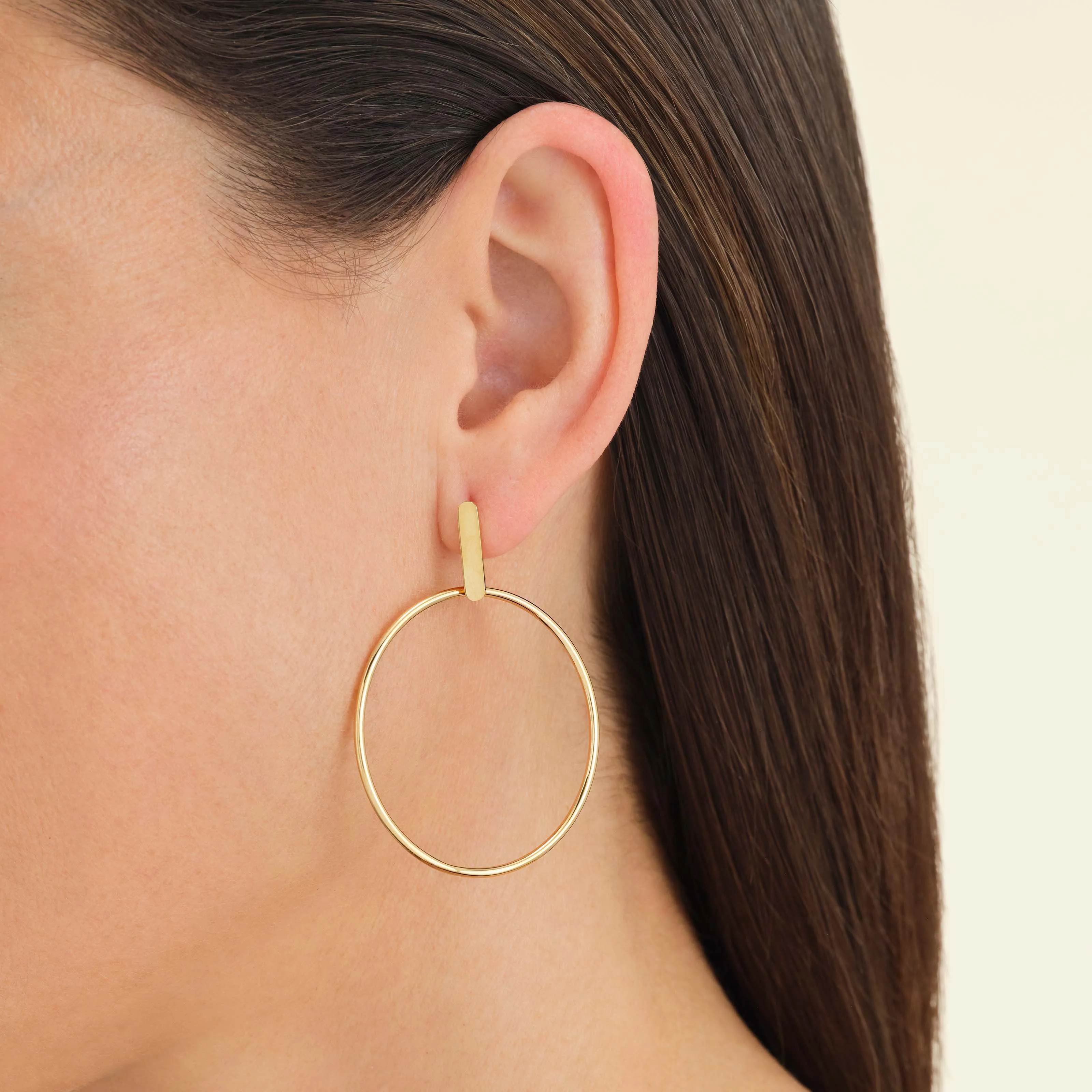 Bar Earing Gold sold by Rosefield product image thumbnail 2