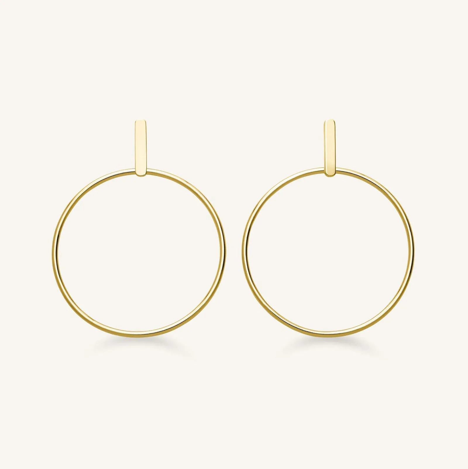 Bar Earing Gold sold by Rosefield product image thumbnail 3