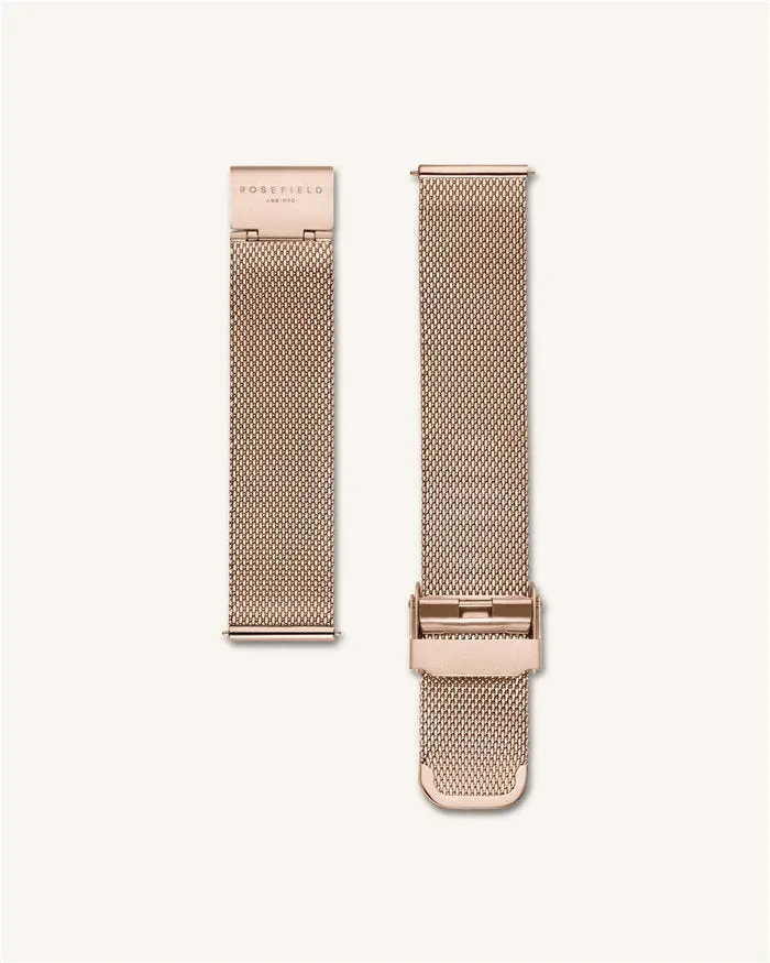 Mesh Rose gold Strap sold by Rosefield