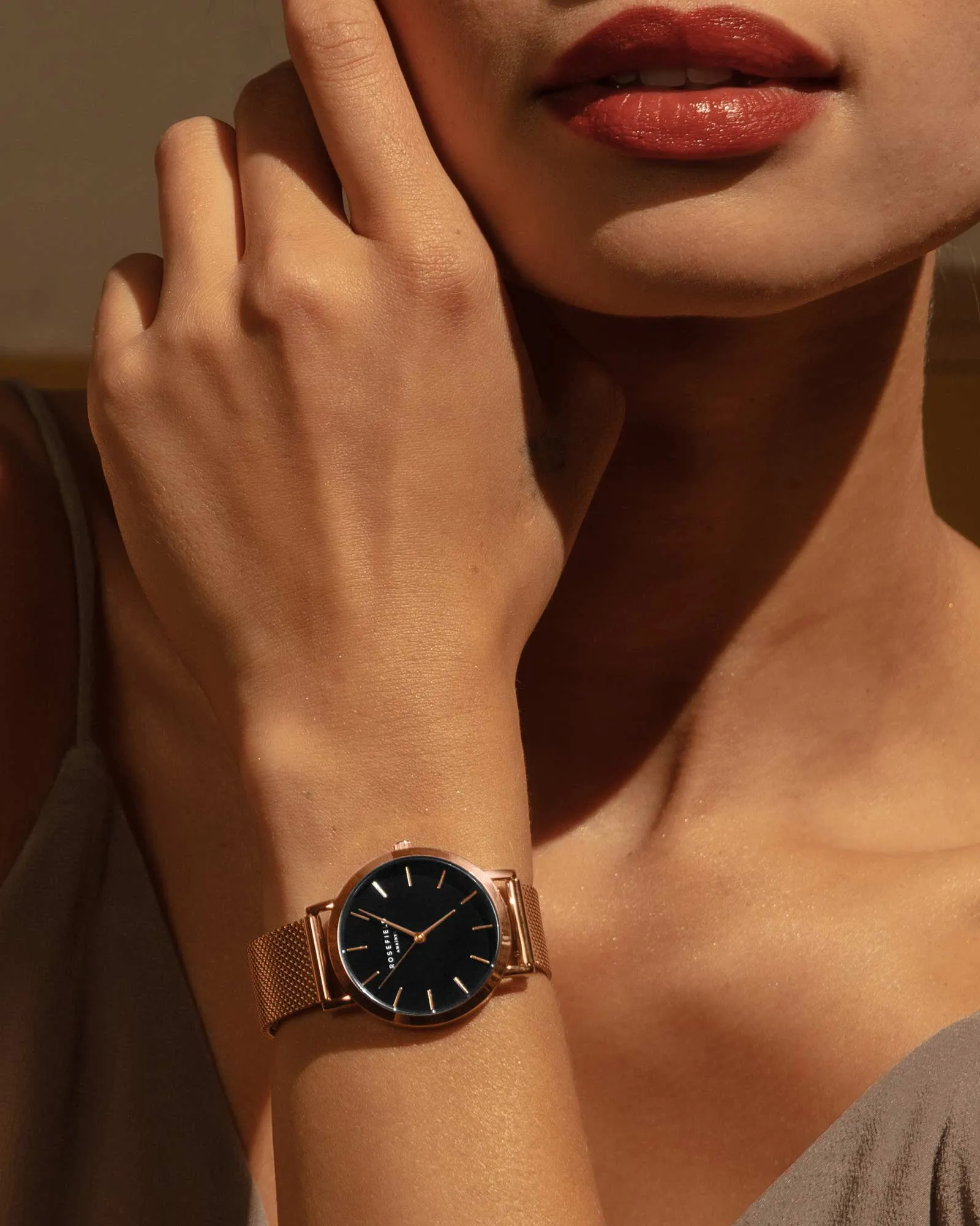 Tribeca Black Rose Gold sold by Rosefield product image thumbnail 2
