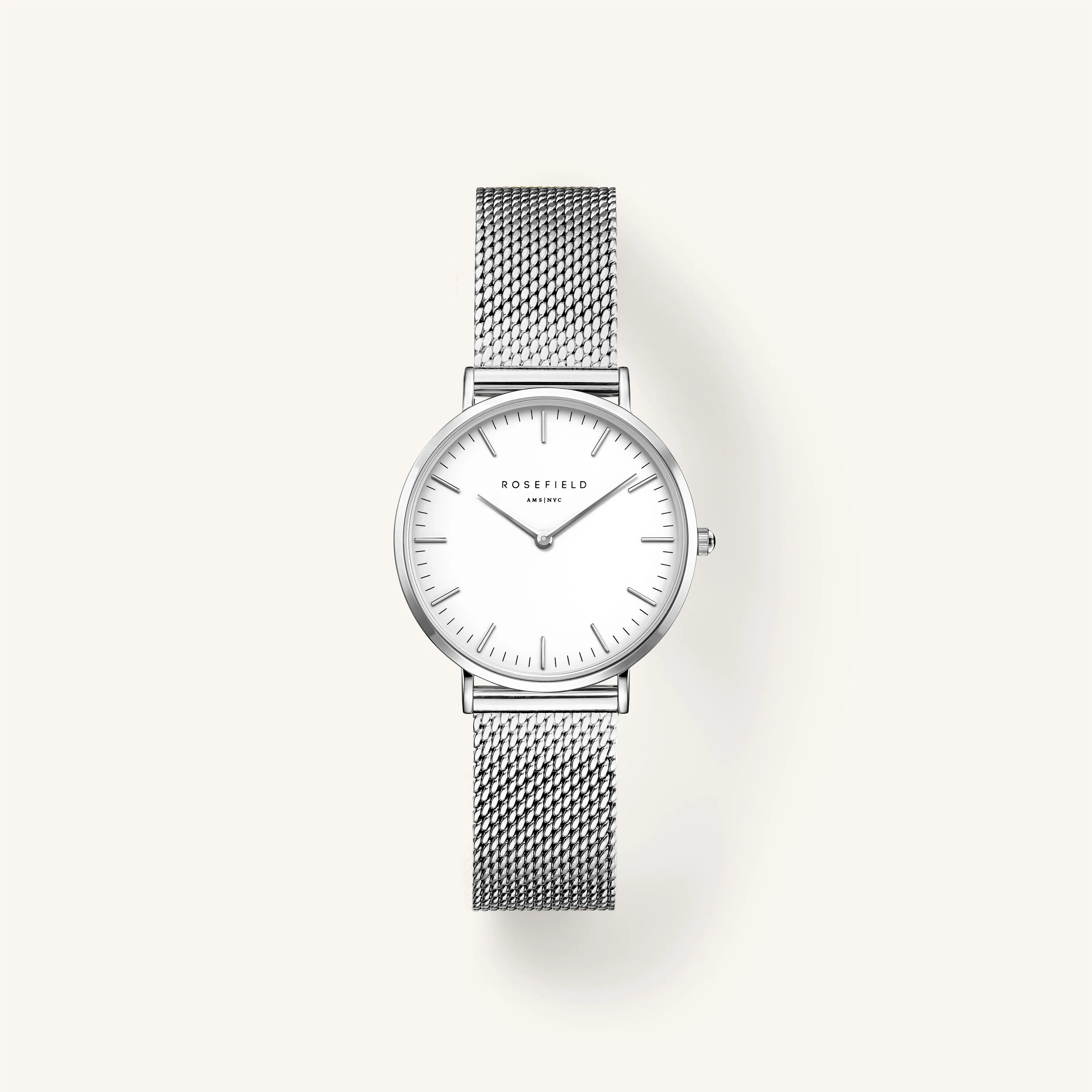 Tribeca White Silver sold by Rosefield