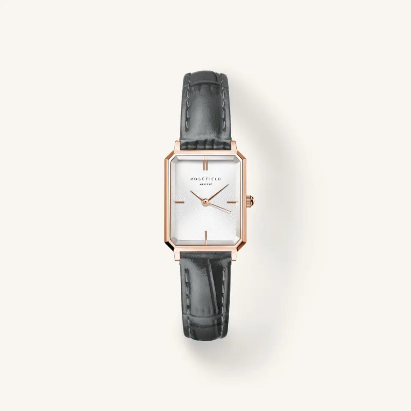 Octagon XS Grey Leather sold by Rosefield