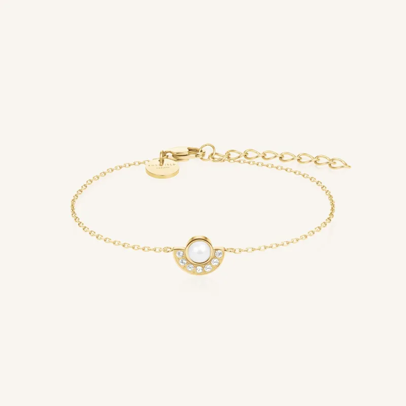 Pearl Halo Bracelet made by Rosefield