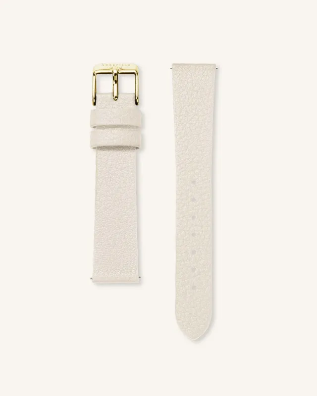 Butter Leather Gold Tapered Strap made by Rosefield