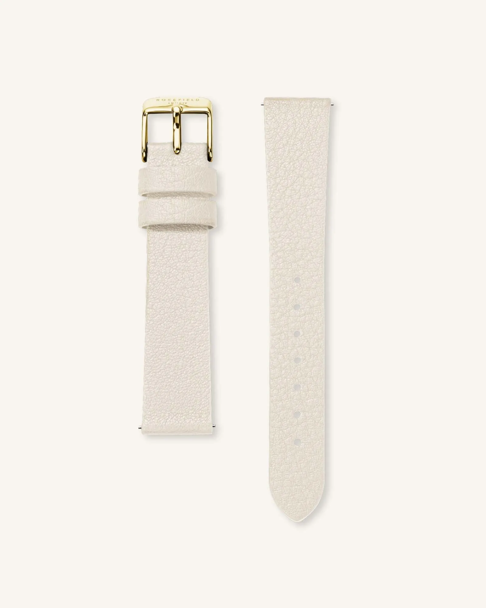 Butter Leather Gold Tapered Strap sold by Rosefield