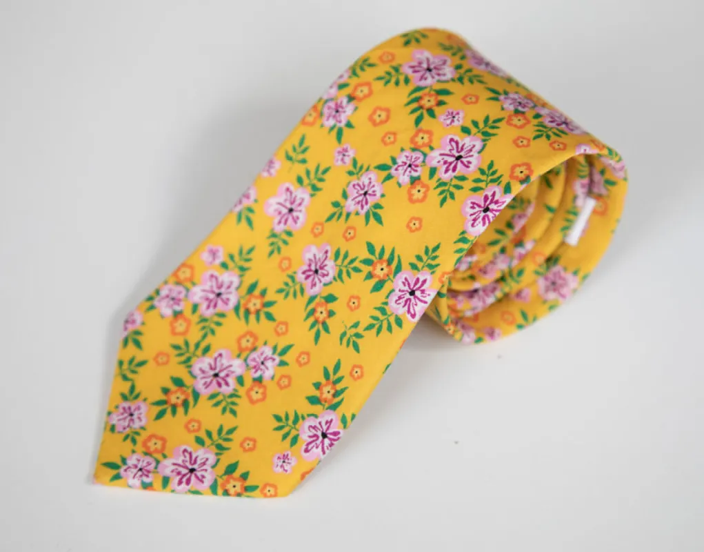 #207 Floral Print Tie sold by Alain Dupetit
