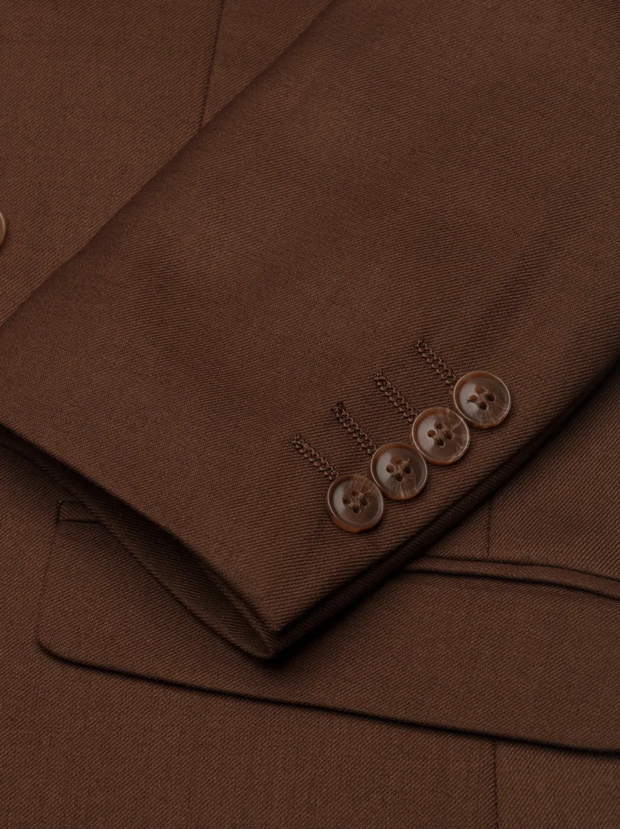 Pinecone Brown Double Breasted Suit sold by Alain Dupetit product image thumbnail 4