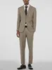 Dusty Brown Plaid Two Button Suit sold by Alain Dupetit