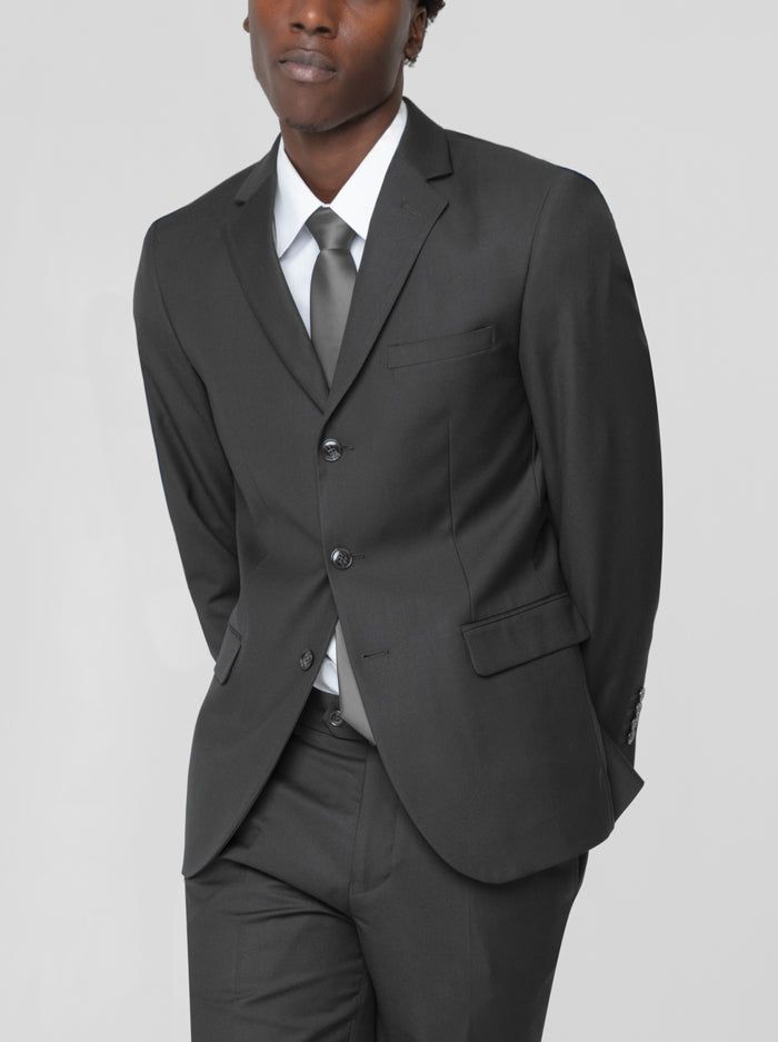 Dark Grey Three Button Suit sold by Alain Dupetit product image thumbnail 3