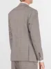Grey & Black Glen Plaid Three Piece Peak Lapel Suit sold by Alain Dupetit