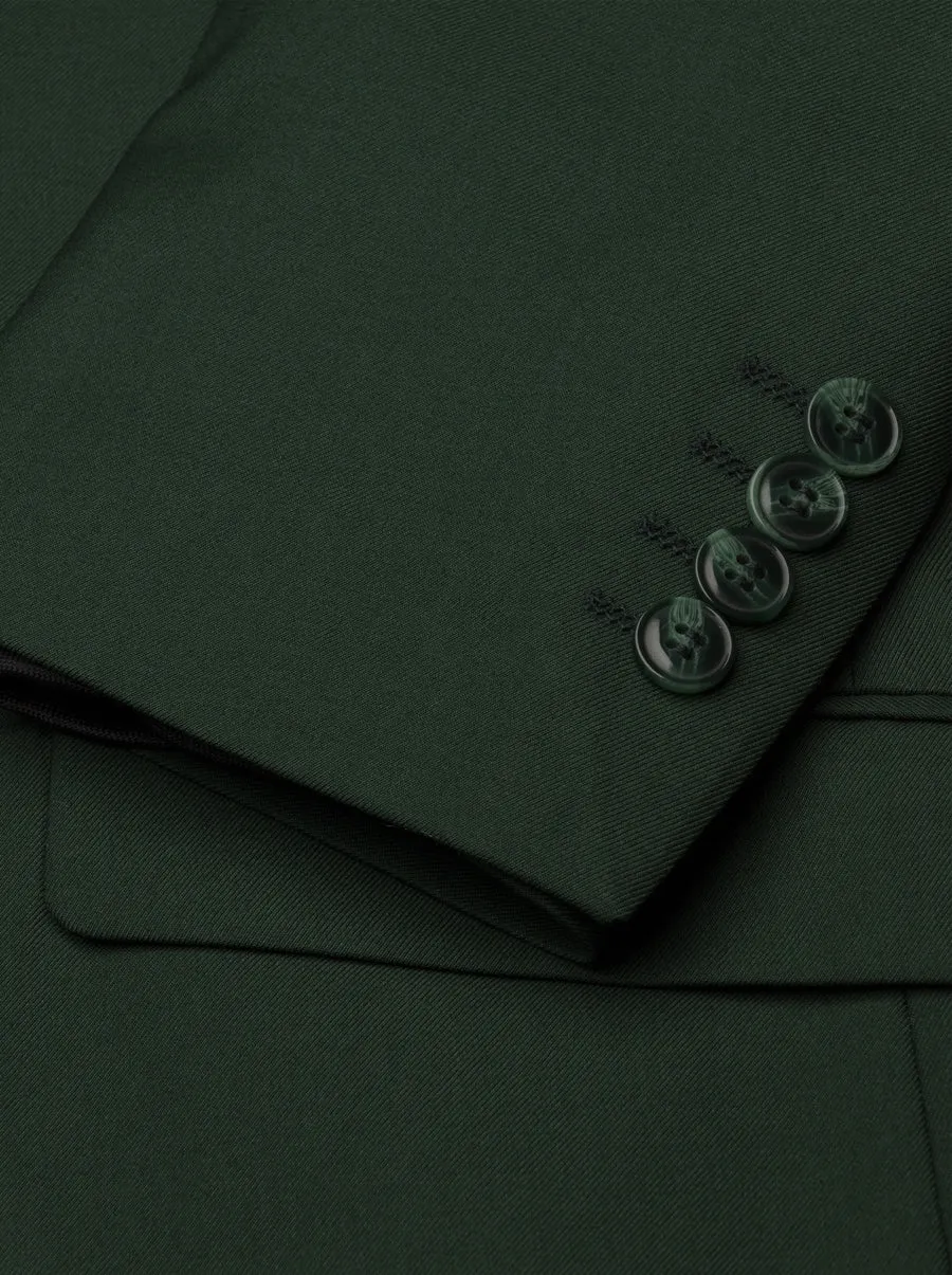 Forest Green Two Button Suit sold by Alain Dupetit product image thumbnail 5