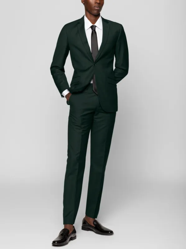 Forest Green Two Button Suit sold by Alain Dupetit