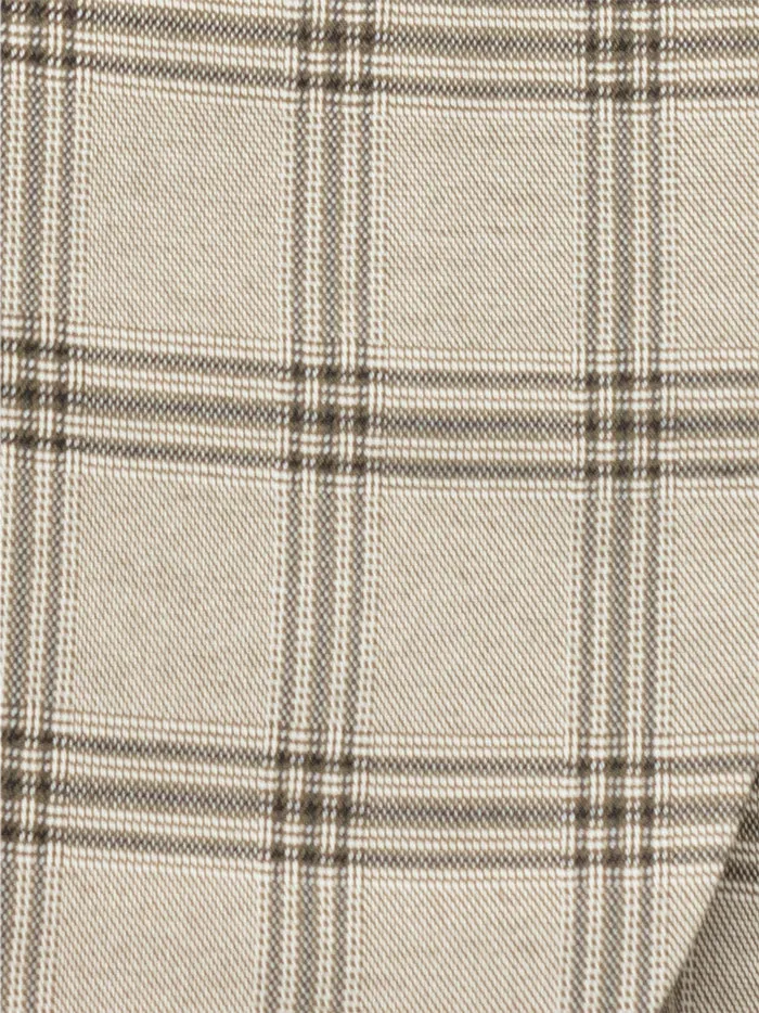 Sage Plaid Three Piece Double Breasted Vest Suit sold by Alain Dupetit product image thumbnail 5
