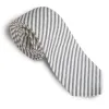 Black & White Seersucker Tie sold by Alain Dupetit