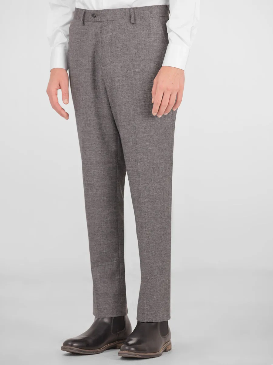 Grey Sharkskin Two Button Peak Lapel Suit sold by Alain Dupetit product image thumbnail 4