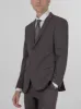 Slate Grey Windowpane Two Button Peak Lapel Suit sold by Alain Dupetit
