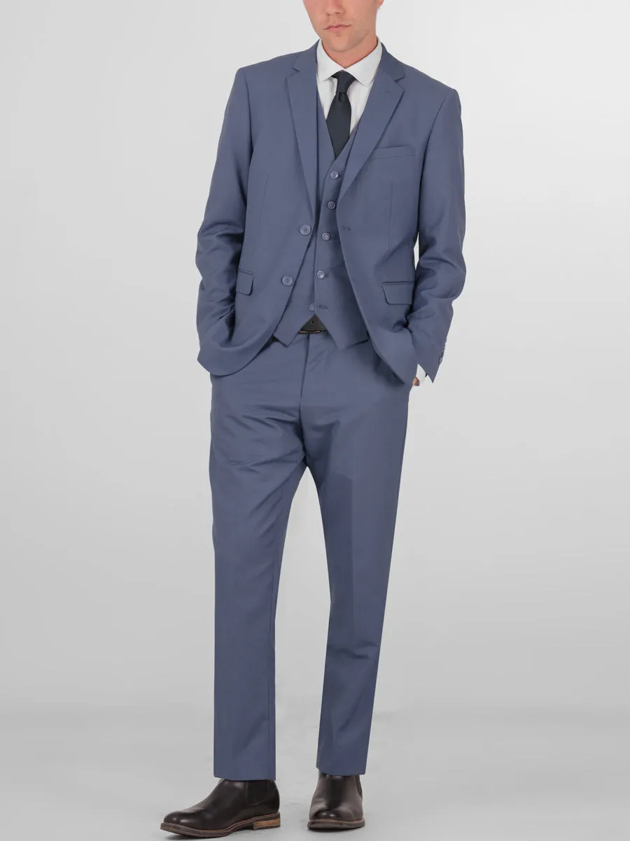 Slate Blue Three Piece Suit sold by Alain Dupetit