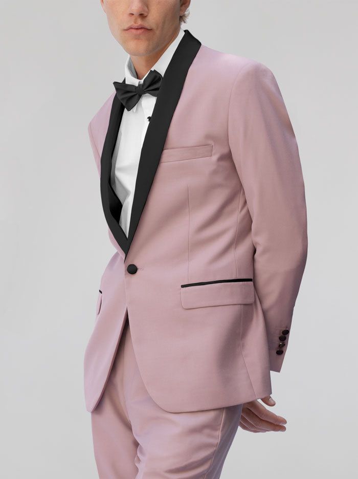 Soft Rose Tuxedo with Shawl Lapel sold by Alain Dupetit product image thumbnail 3