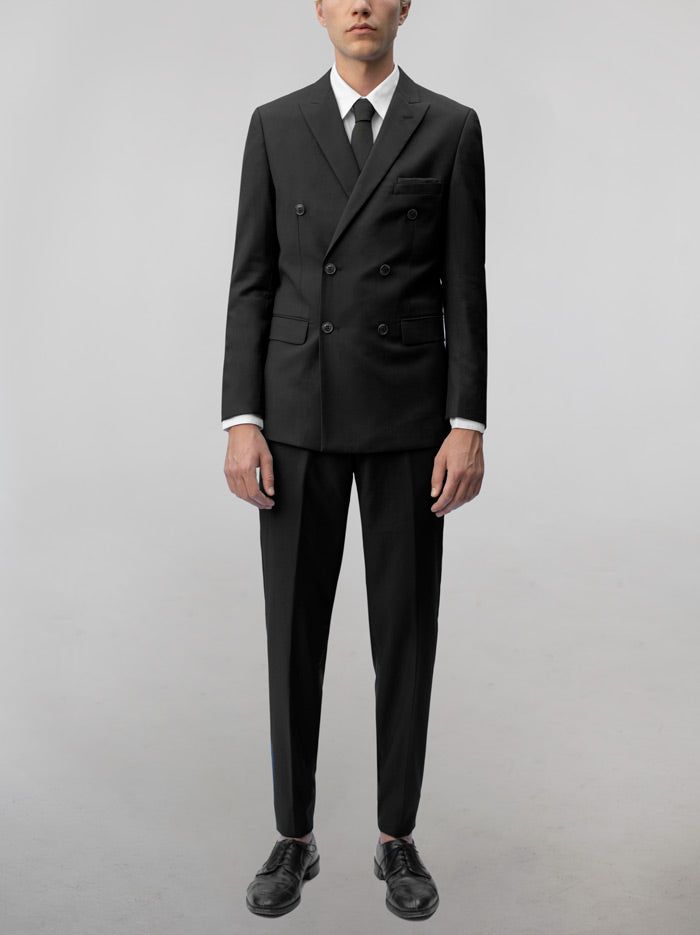 Black Double Breasted Suit sold by Alain Dupetit