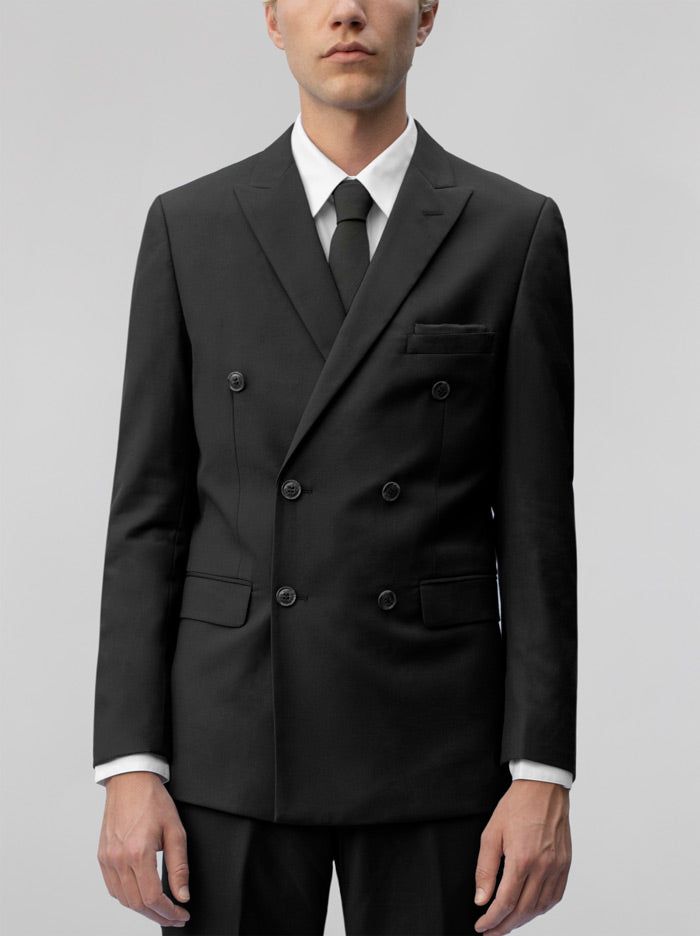 Black Double Breasted Suit sold by Alain Dupetit product image thumbnail 2