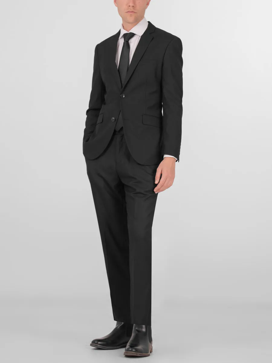 Black Two Button Suit sold by Alain Dupetit
