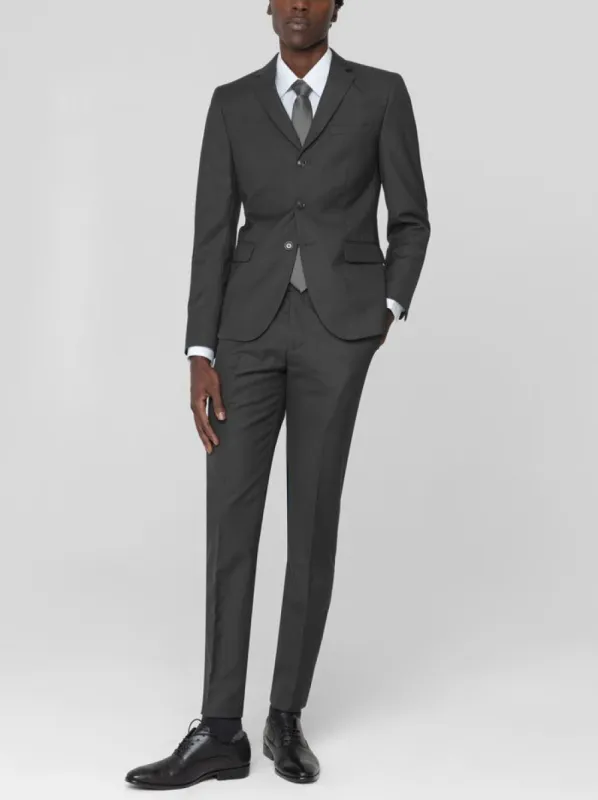 Dark Grey Three Button Suit sold by Alain Dupetit