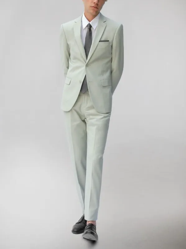 Mint Green Two Button Suit sold by Alain Dupetit