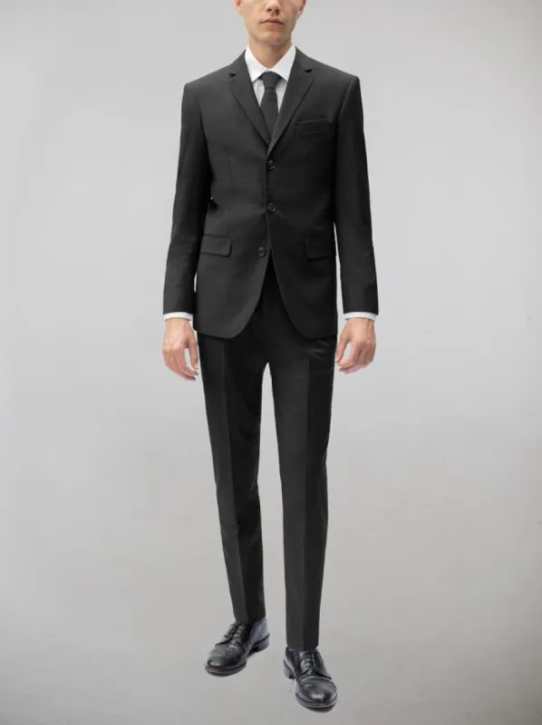 Black Three Button Suit sold by Alain Dupetit