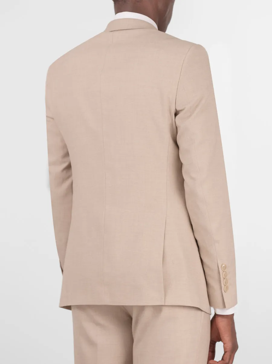Light Beige Two Button Suit sold by Alain Dupetit product image thumbnail 3