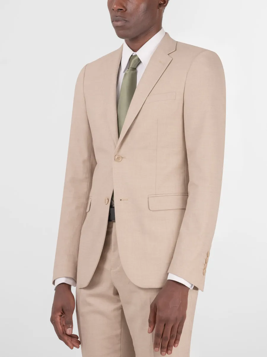 Light Beige Two Button Suit sold by Alain Dupetit product image thumbnail 2