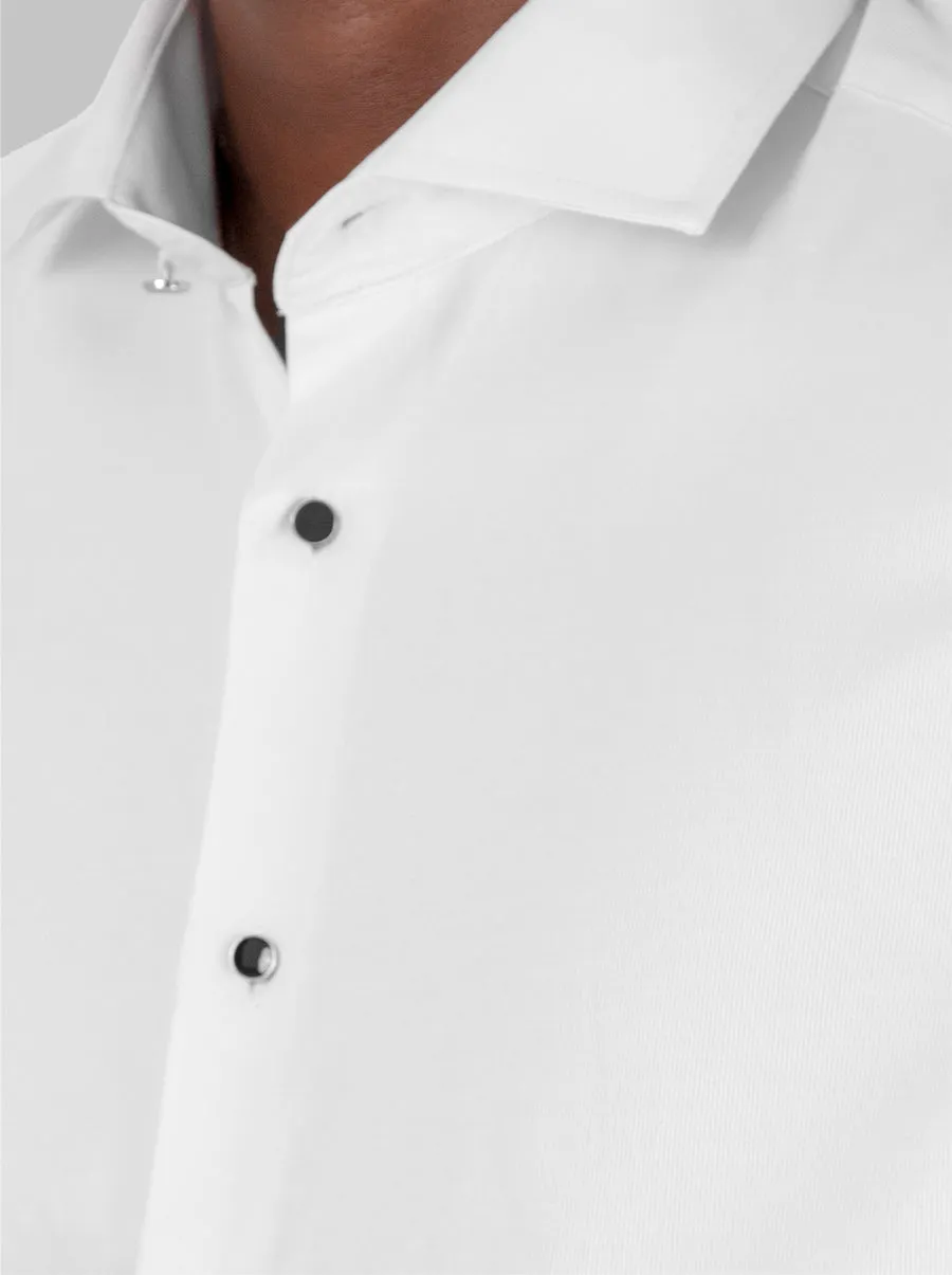 Formal Tuxedo Shirt in White sold by Alain Dupetit product image thumbnail 3