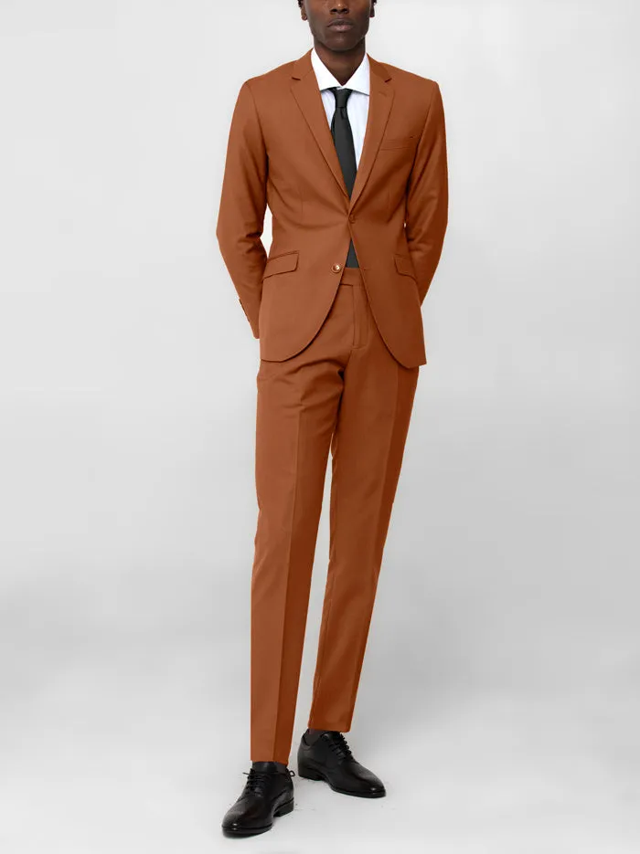 Copper Two Button Suit sold by Alain Dupetit