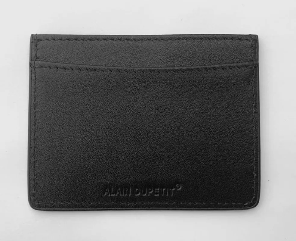 Black Leather Card Holder sold by Alain Dupetit