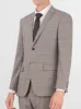 Grey & Black Glen Plaid Two Button Peak Lapel Suit sold by Alain Dupetit
