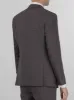 Slate Grey Windowpane Three Piece Peak Lapel Suit sold by Alain Dupetit