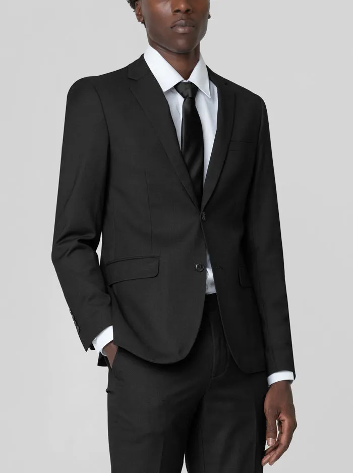 Black Birdseye Two Button Suit sold by Alain Dupetit product image thumbnail 2