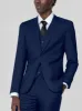 Royal Blue Birdseye Three Piece Suit sold by Alain Dupetit