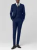 Royal Blue Birdseye Three Piece Suit sold by Alain Dupetit
