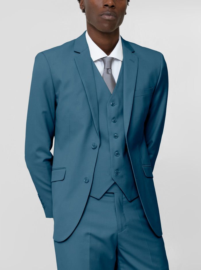 Peacock Green Three Piece Suit (Clearance) sold by Alain Dupetit product image thumbnail 2