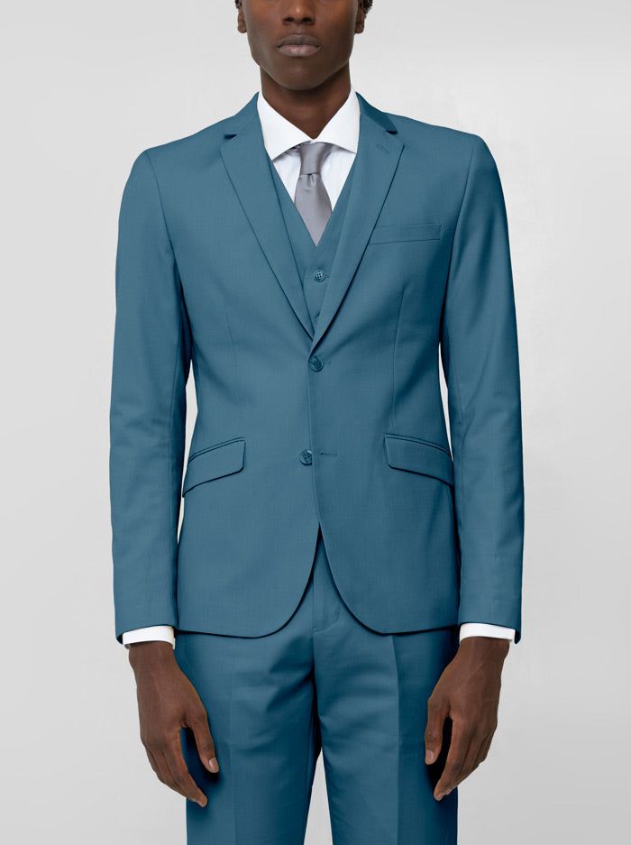 Peacock Green Three Piece Suit (Clearance) sold by Alain Dupetit product image thumbnail 3