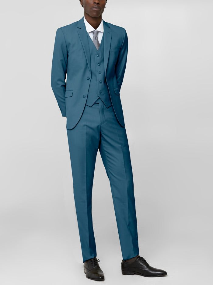 Peacock Green Three Piece Suit (Clearance) sold by Alain Dupetit