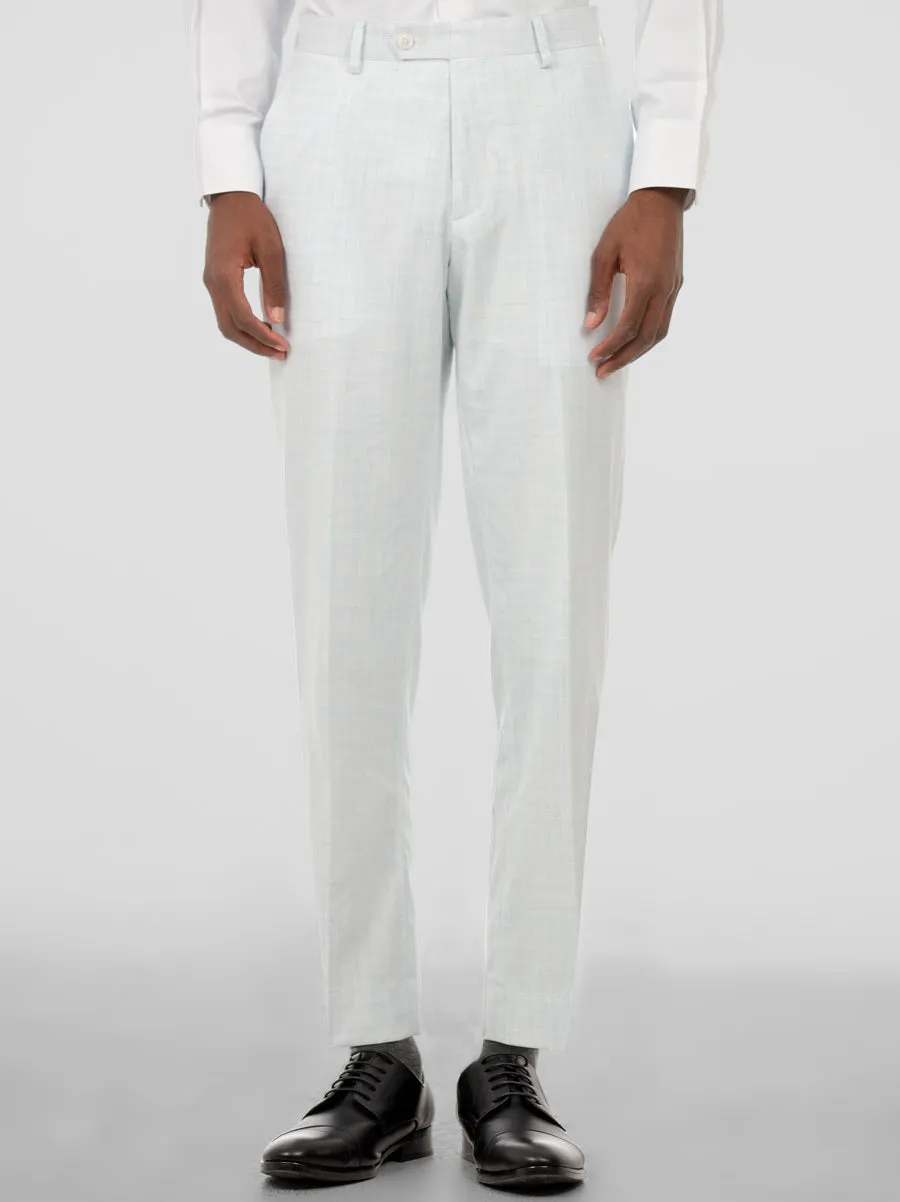 Light Grey & Skylark Blue Two Button Suit sold by Alain Dupetit product image thumbnail 5