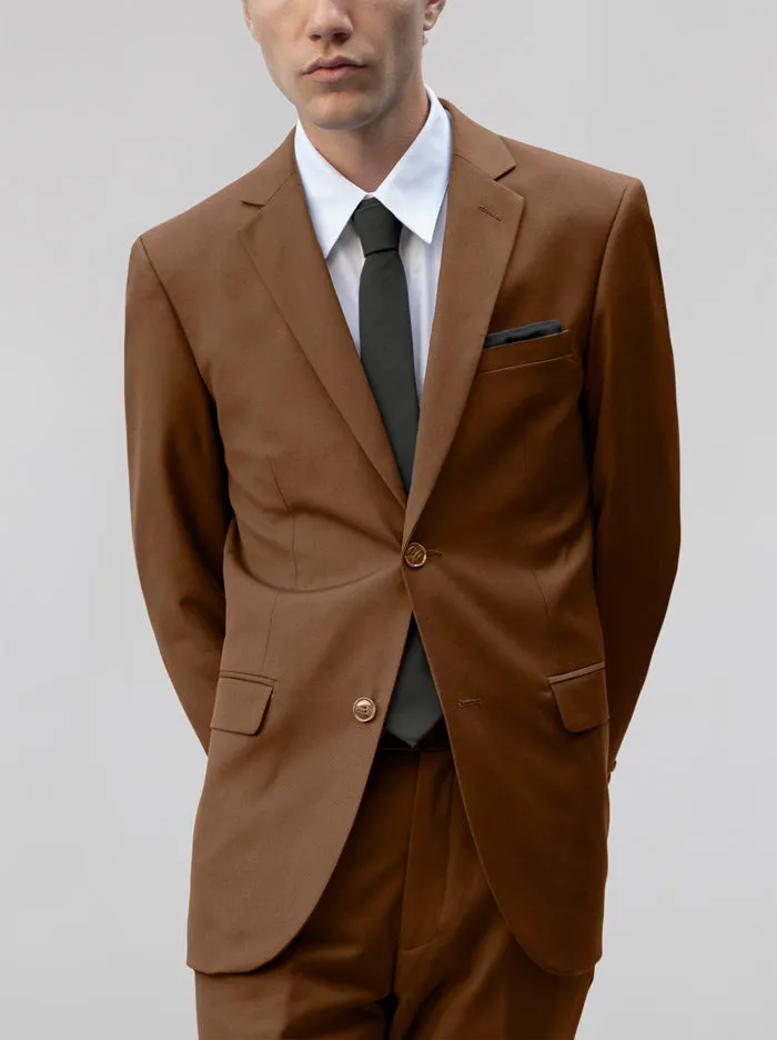 Cocoa Two Button Suit sold by Alain Dupetit product image thumbnail 5