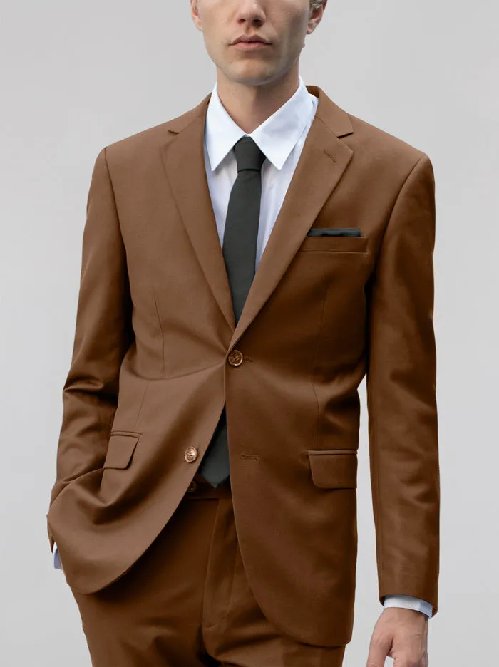 Cocoa Two Button Suit sold by Alain Dupetit product image thumbnail 4