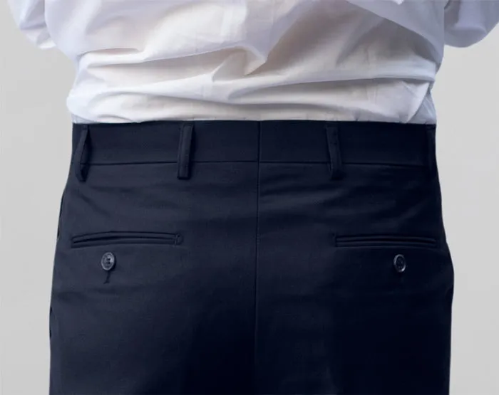 Navy Blue Two Button Suit sold by Alain Dupetit product image thumbnail 5