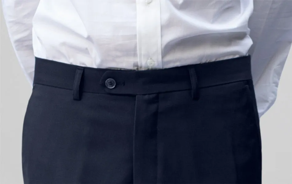 Navy Blue Two Button Suit sold by Alain Dupetit product image thumbnail 4